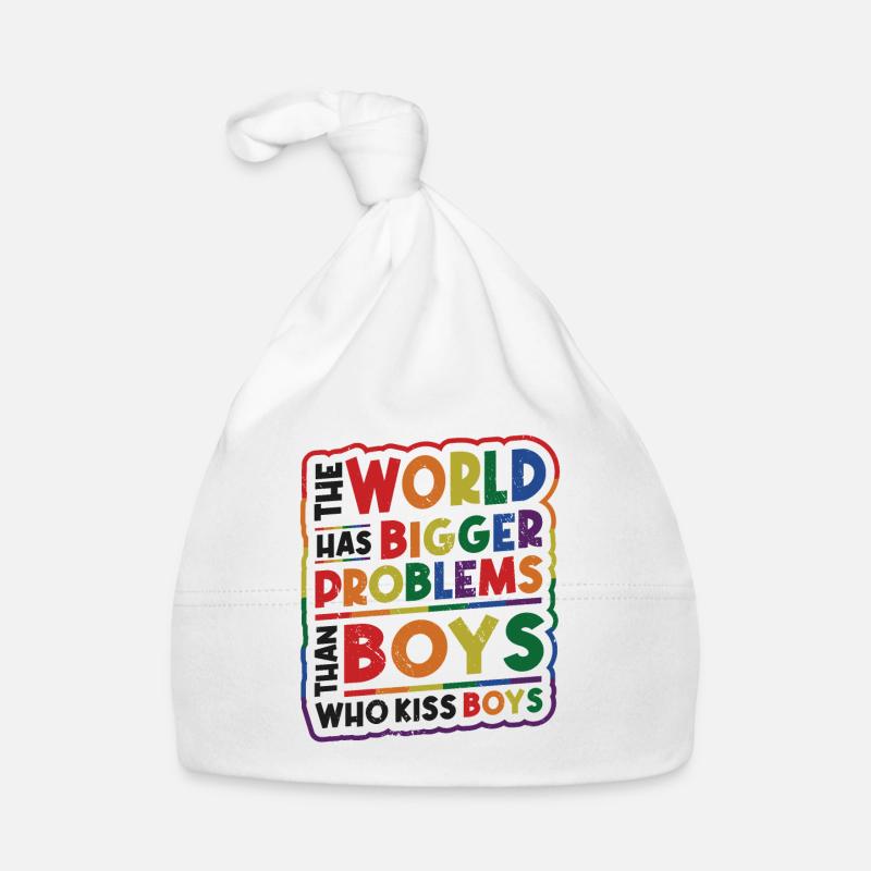 Des problèmes plus importants que les gars qui embrassent des garçons Bonnet bio Bébé