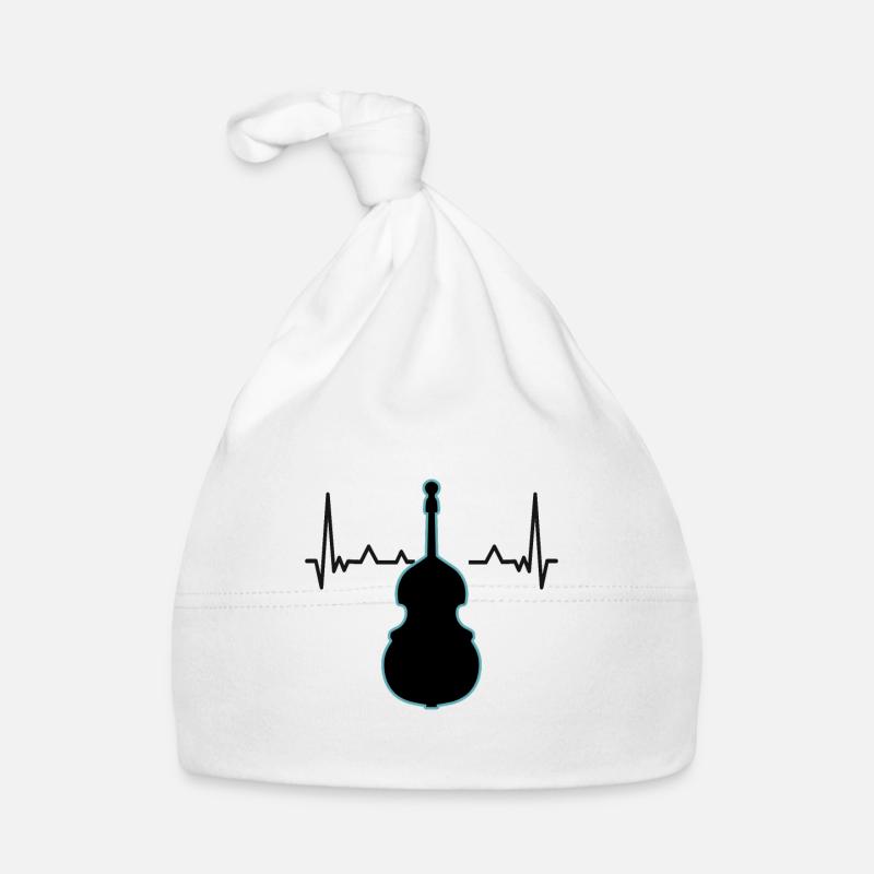 Kontrabass Baby Bio-Mütze