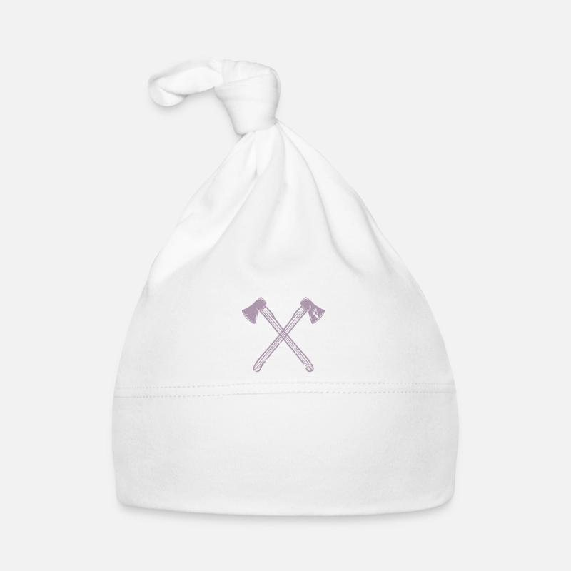 Axt gekreuzte Äxte Baby Bio-Mütze