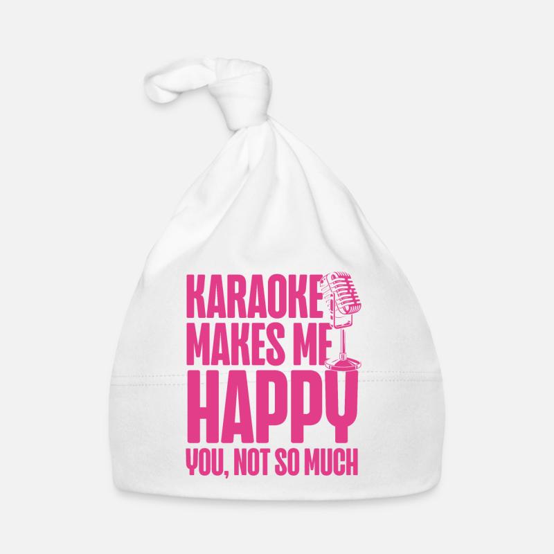 Karaoke Singer 80s Retro Karaoke Baby Bio-Mütze