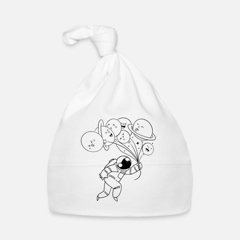 Solar System Planets - Aerospace Funny Astronaut Organic Baby Cap