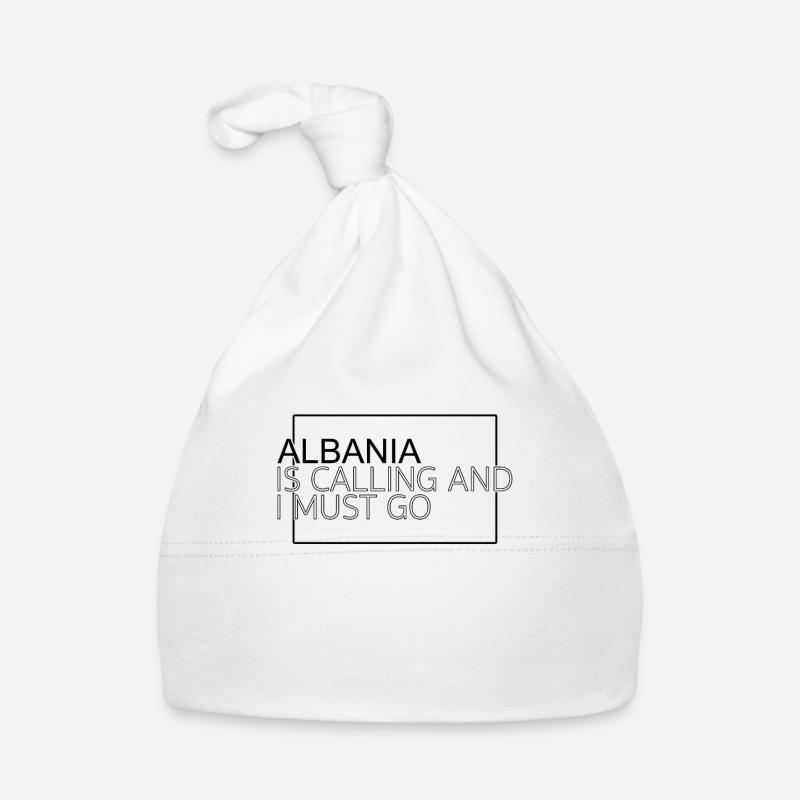 Albanien Spruch Baby Bio-Mütze