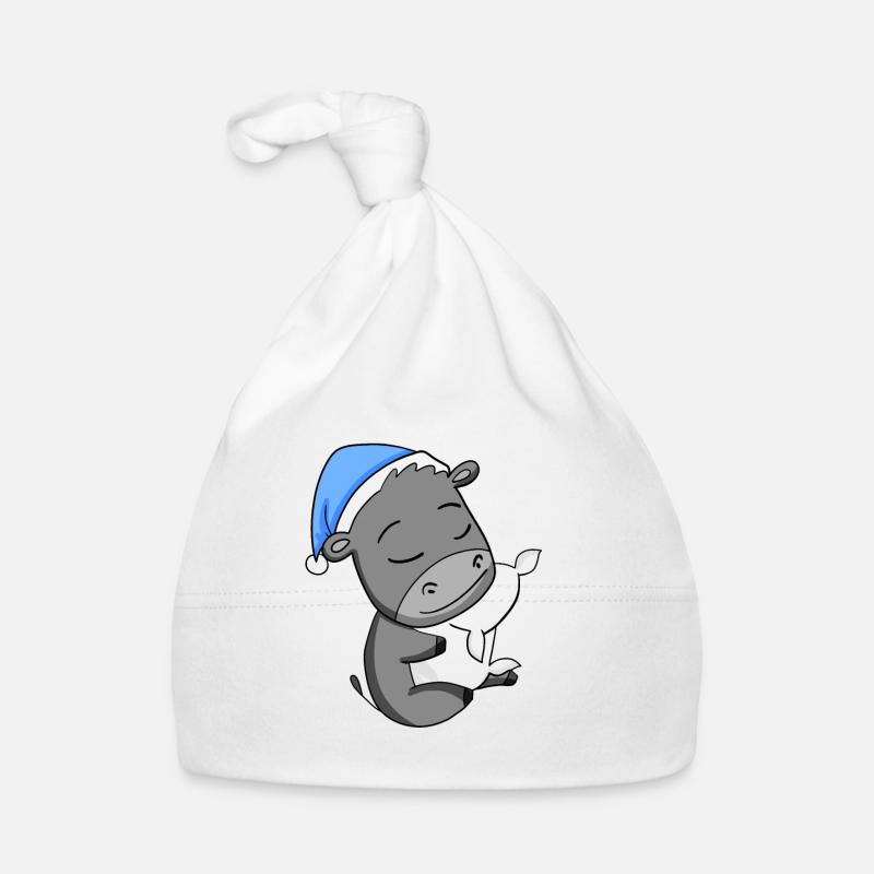 Esel Baby Bio-Mütze