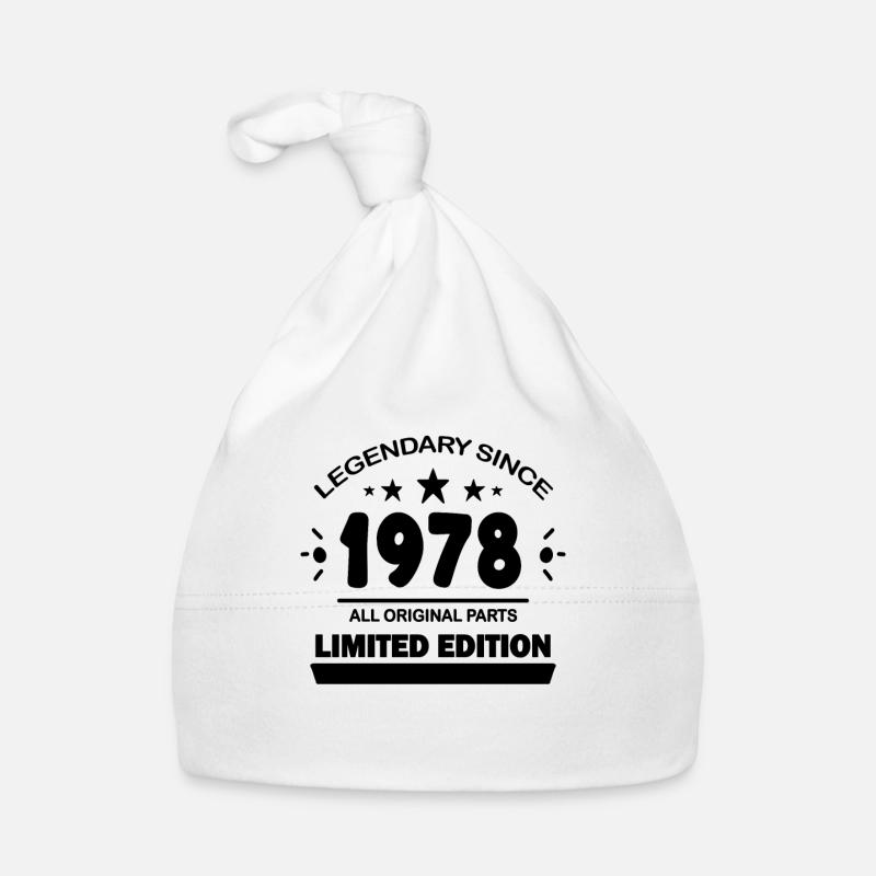 Année de construction 1978 - né en 1978 Bonnet bio Bébé
