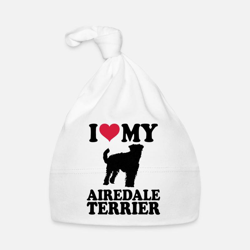 Airedale Terrier Organic Baby Cap