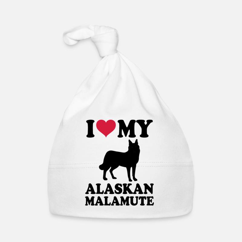Alaskan Malamute Organic Baby Cap