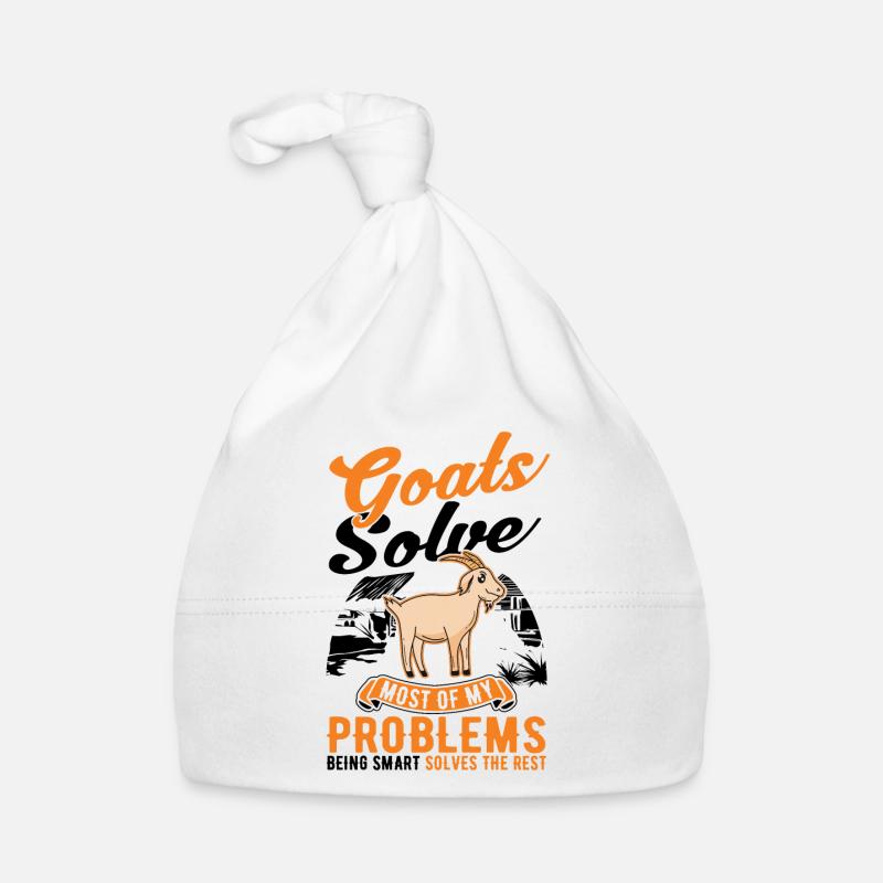 Chèvres Cadeau Chèvre Hôte Chèvre Bonnet bio Bébé