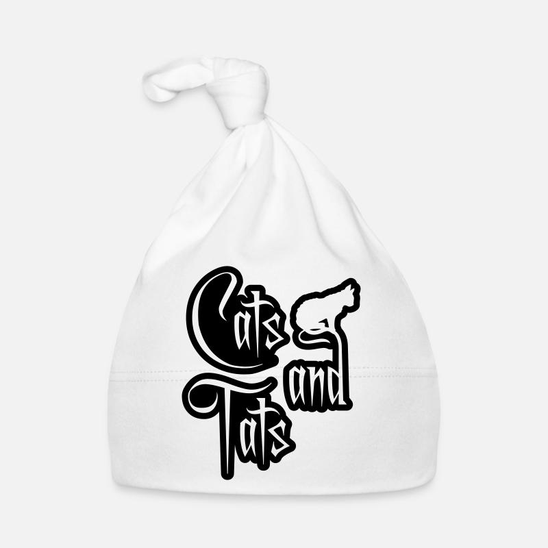 cats and tats quote Organic Baby Cap