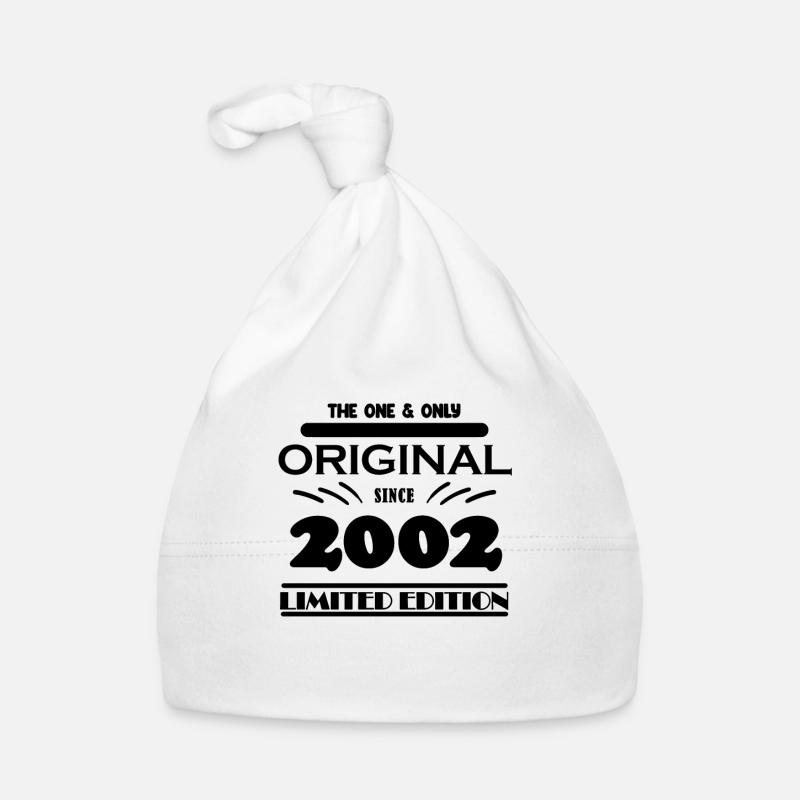 2002 - Year of construction 2002 - Born 2002 Organic Baby Cap