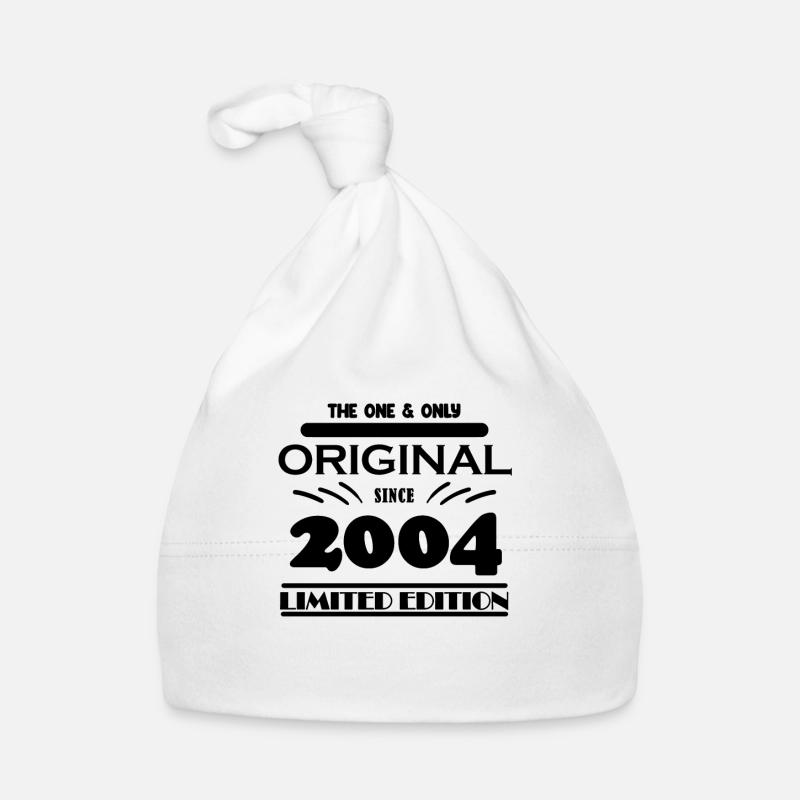 2004 - Year of construction 2004 - Born 2004 Organic Baby Cap