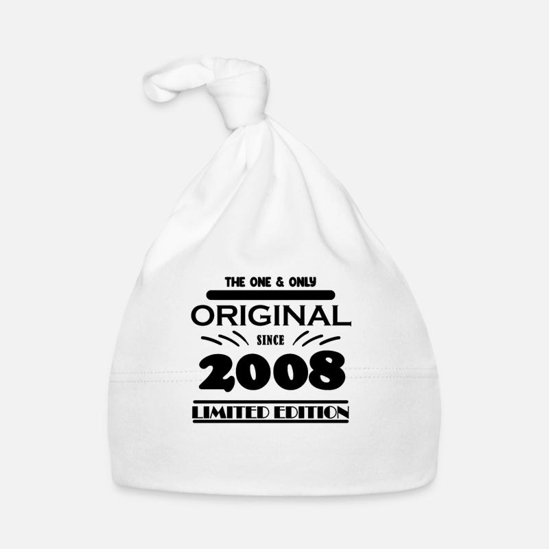 2008 - Année de construction 2008 - Millésime 2008 Bonnet bio Bébé