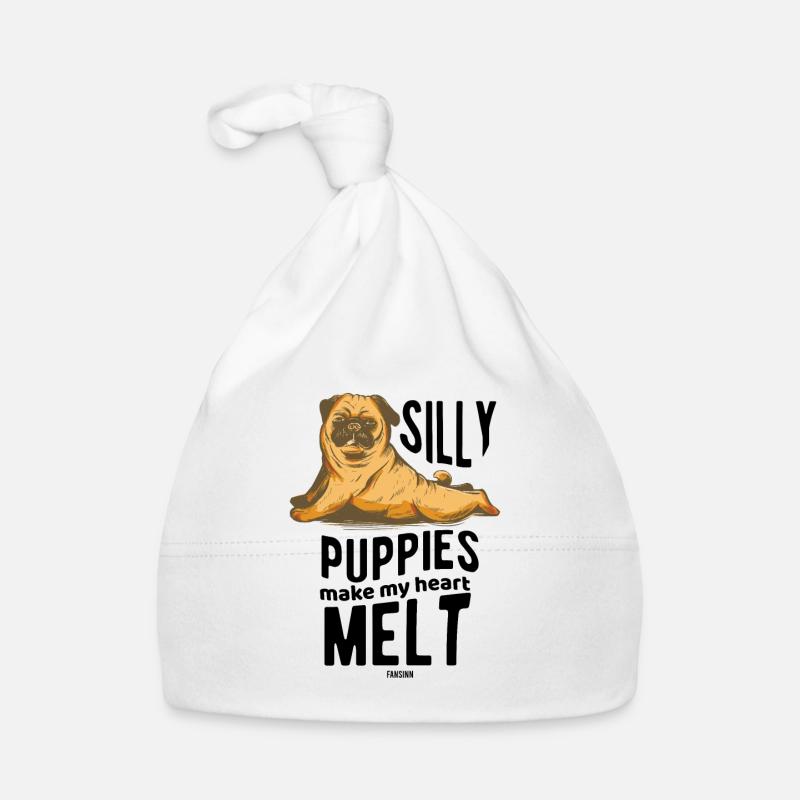 Dog Design Organic Baby Cap