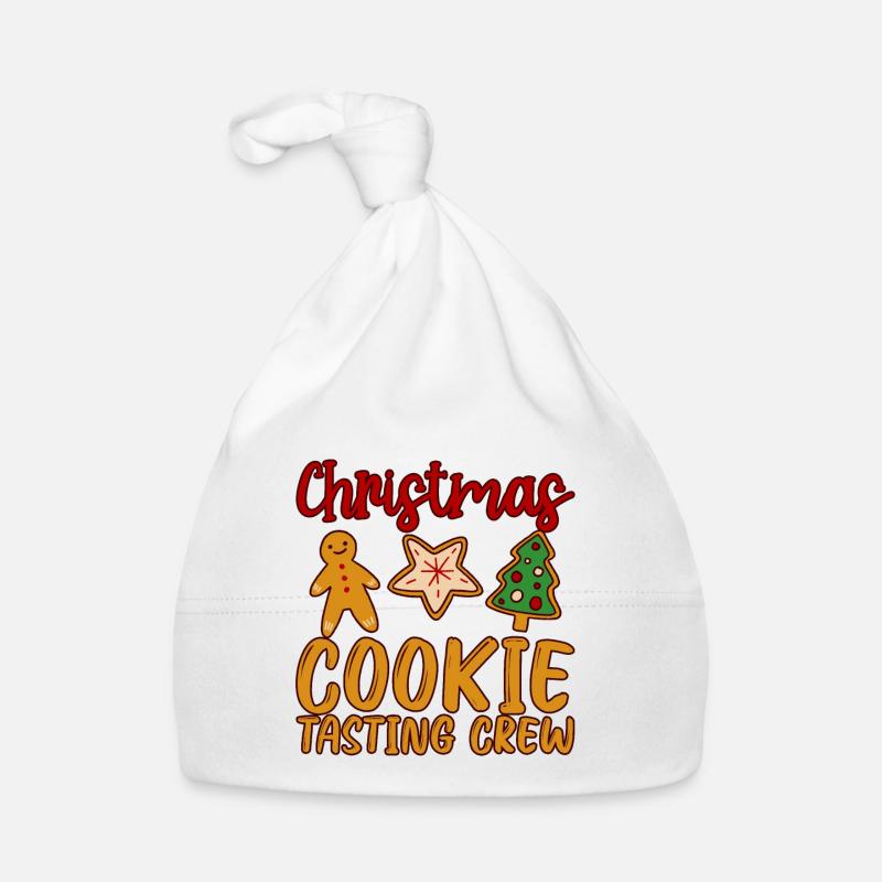 Équipe de dégustation de biscuits de Noël 2 Bonnet bio Bébé