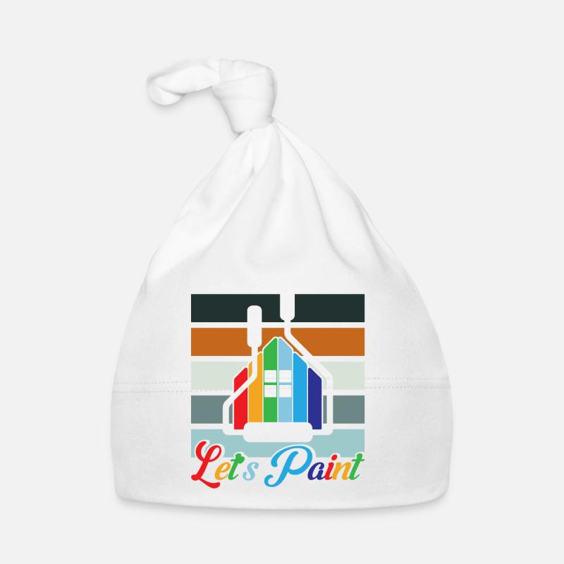 Painter Tradesman Decorator Gift Organic Baby Cap