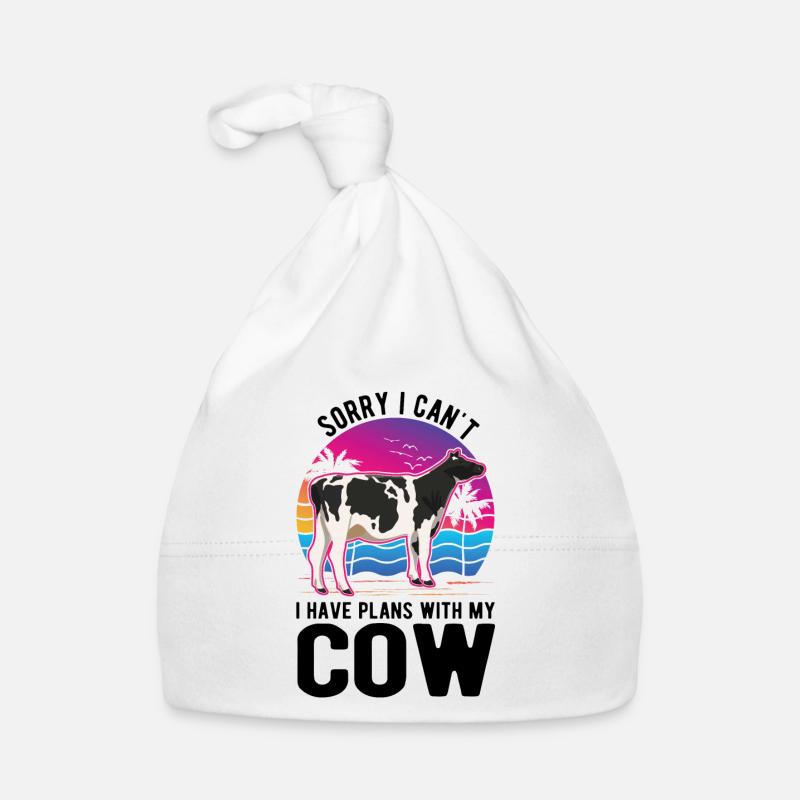 Kuh Rinderzüchter Landwird Bauer Kühe Baby Bio-Mütze