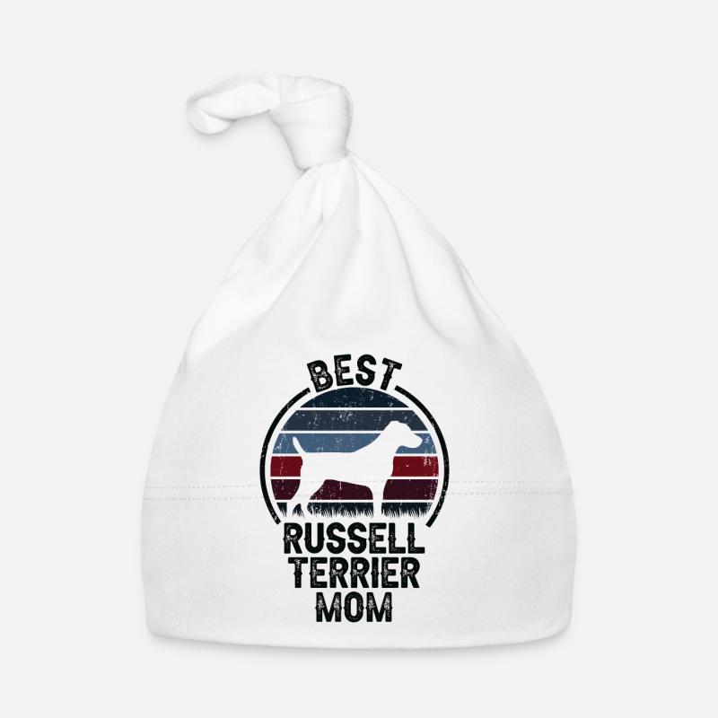 Maman chien - Russell Terrier Bonnet bio Bébé