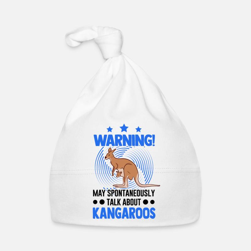 Känguru Australien Australisches Kangaroo Baby Bio-Mütze