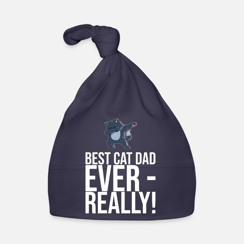 Dabbing Cat Funny Cat Organic Baby Cap