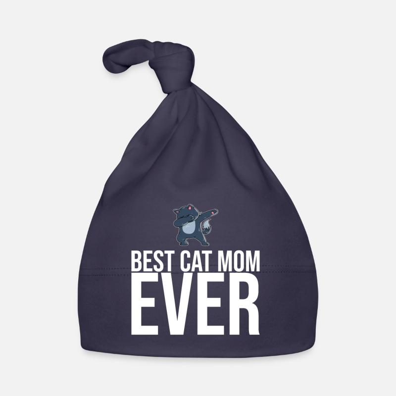 Dabbing Cat Funny Cat Bonnet bio Bébé