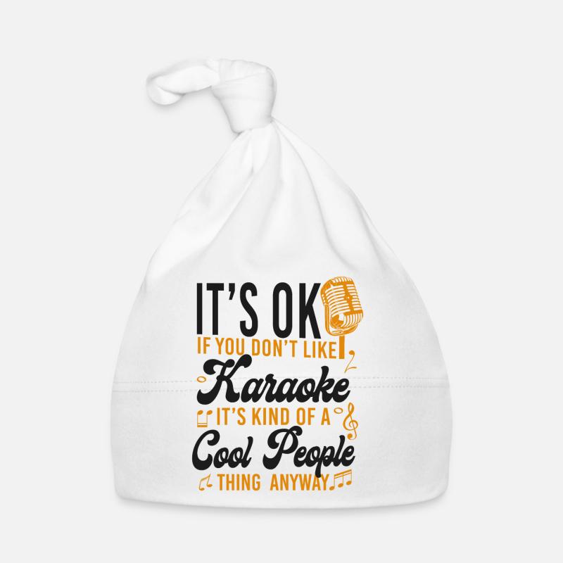 Karaoke Singer It's Ok If You Organic Baby Cap