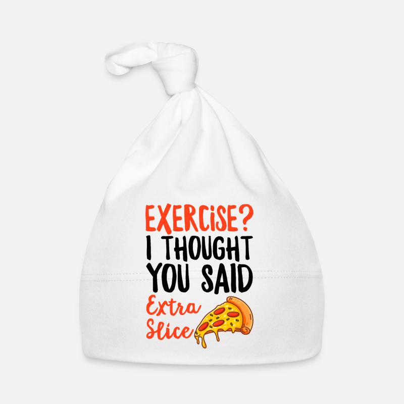 Exercise I Thought You Said Extra Slice Funny Organic Baby Cap