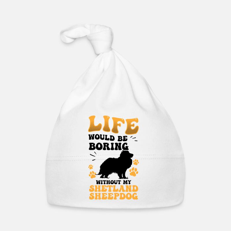 Shetland Sheepdog boring British Sheepdog Organic Baby Cap