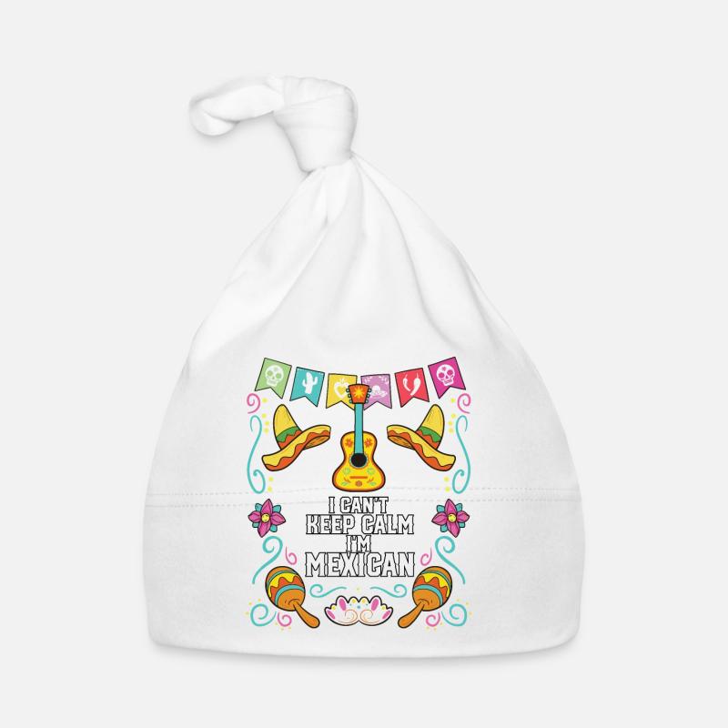 I Can't Keep Calm I Am Mexican Life Mexico Pride Baby Bio-Mütze