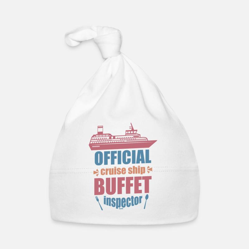 ich esse vom Buffet bei der Kreuzfahrt Baby Bio-Mütze
