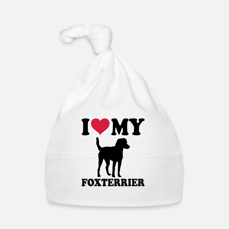 Foxterrier Baby Bio-Mütze