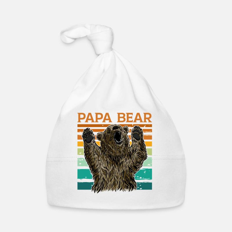 Papa Bear Baby Bio-Mütze