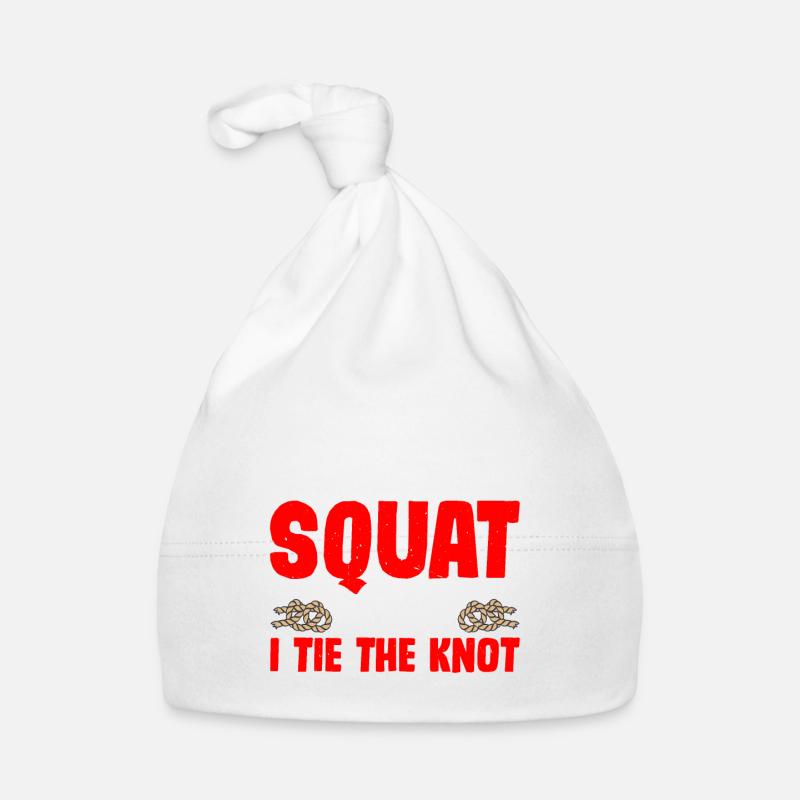 Gotta Squat Before I Tie The Knot 9 Organic Baby Cap