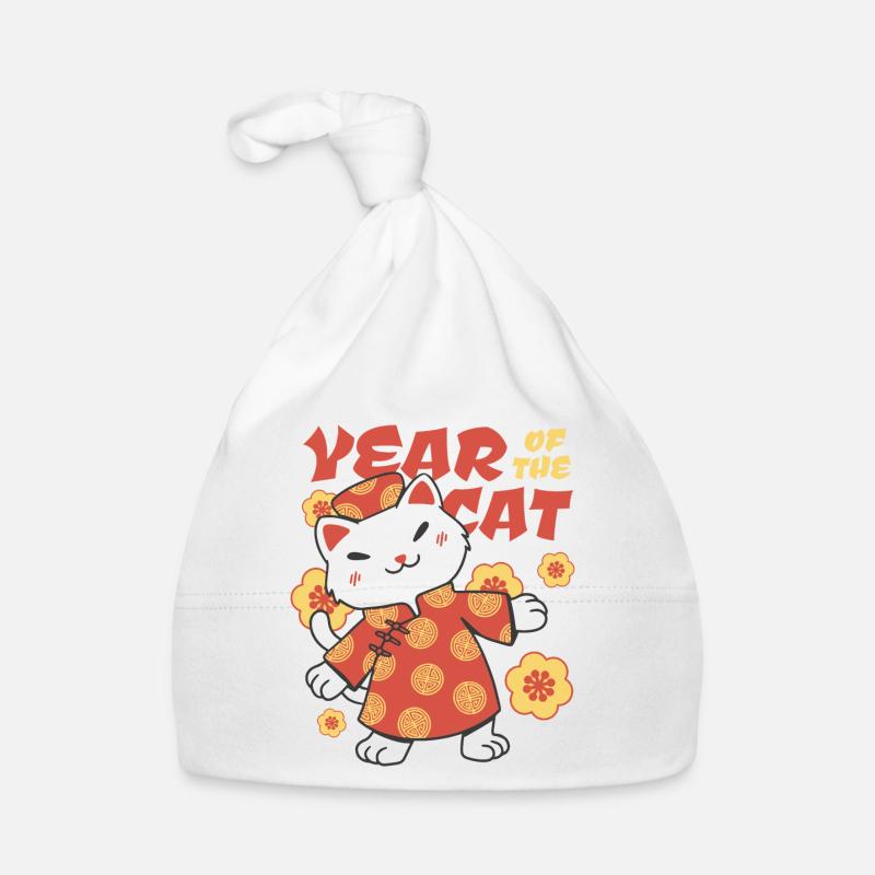 Vietnamese New Year Cat 2023 I Gift Organic Baby Cap