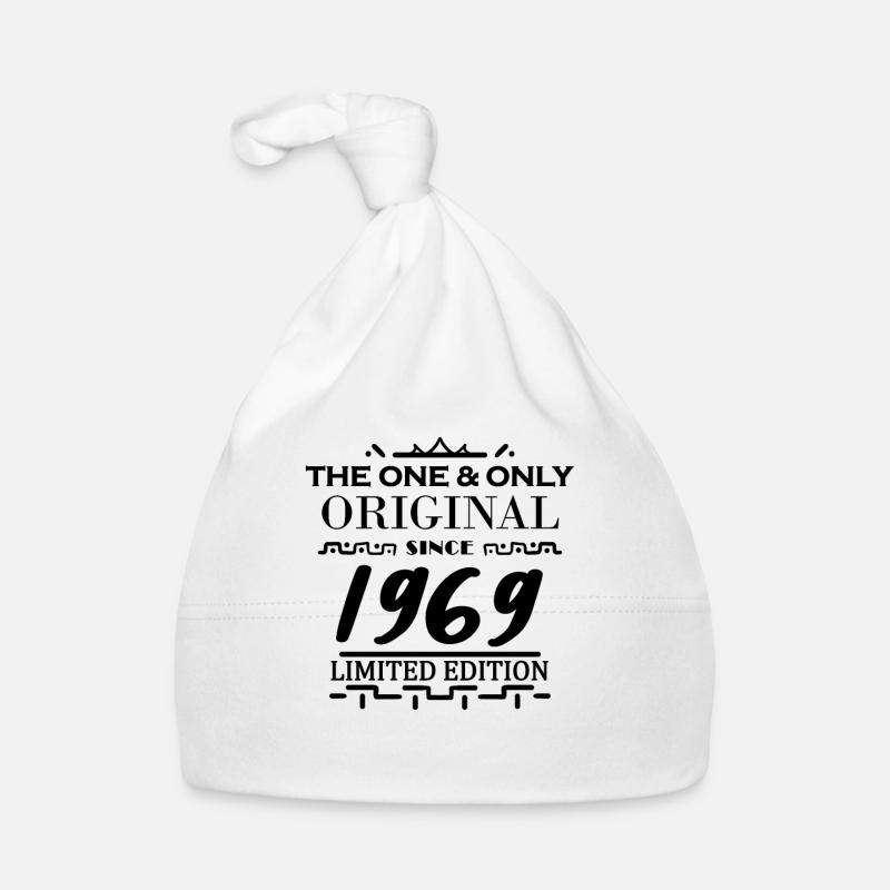 1969 - Year of construction 1969 - Born 1969 Organic Baby Cap