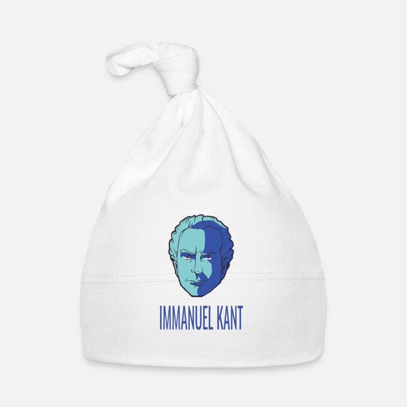 Immanuel Kant philosopher writer Organic Baby Cap