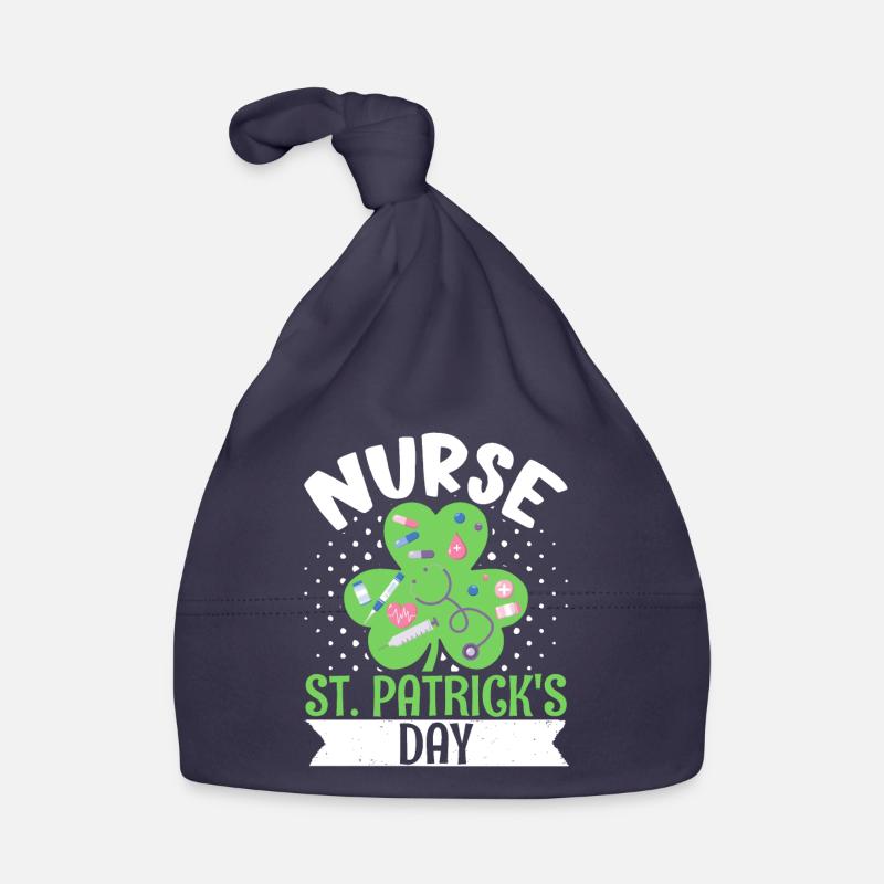 Infirmière St. Patrick’s Day St. Patrick’s Stthoscope Klee Bonnet bio Bébé