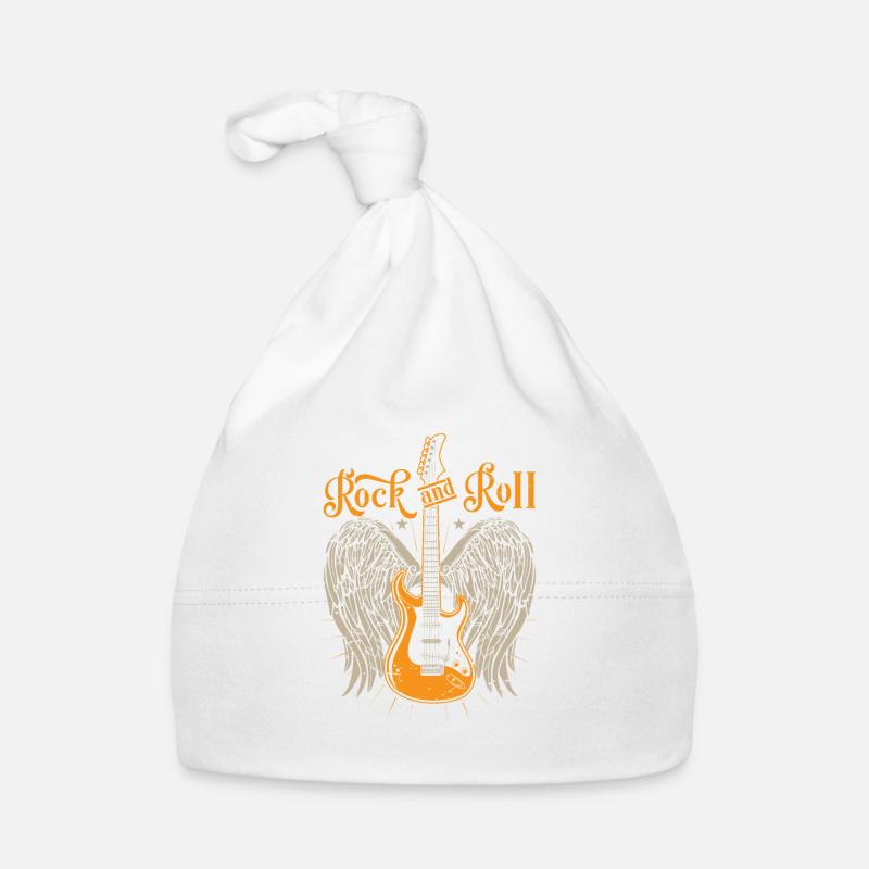 Guitares Rock and Roll Guitariste Gift Guitars Bonnet bio Bébé