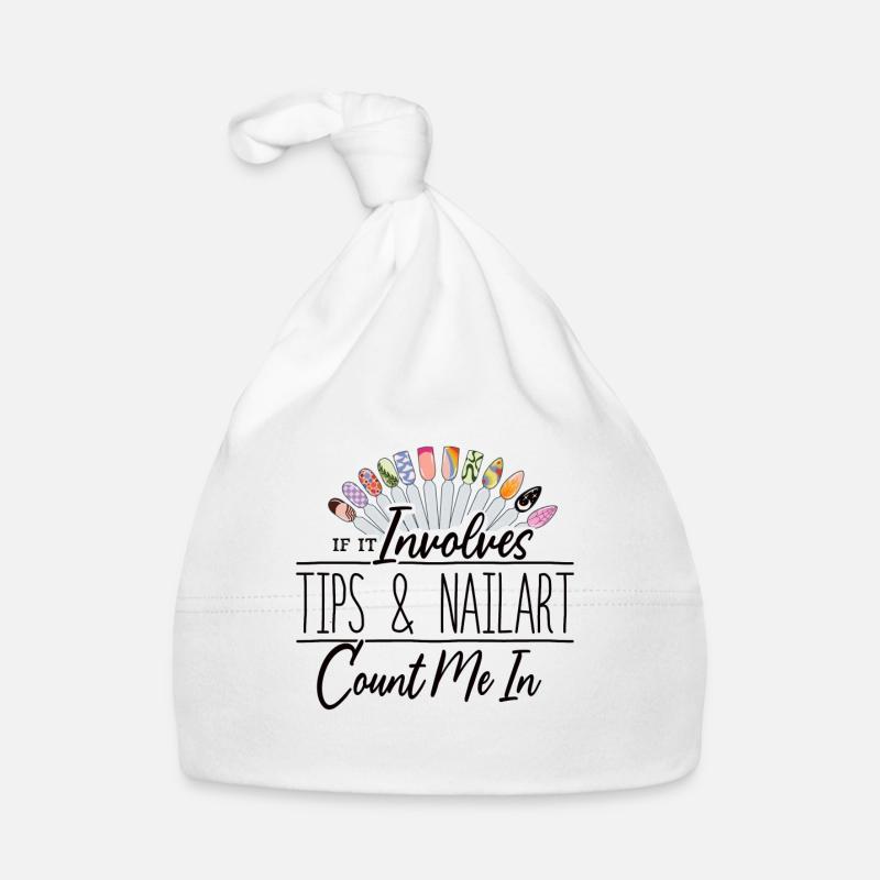 If It Involves Tips and Nailart Nageltante Organic Baby Cap