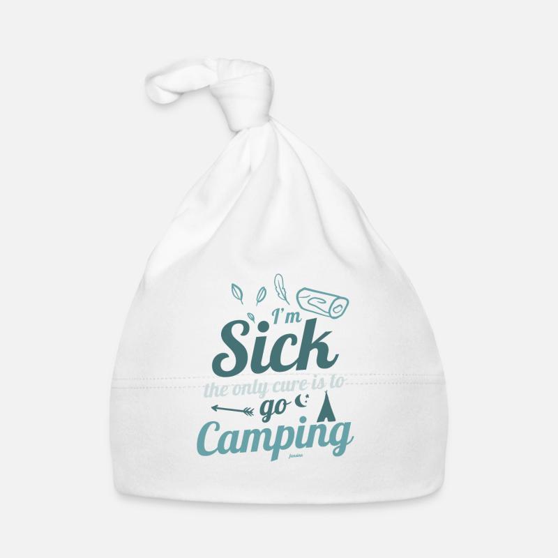 Ich bin krank mich heilt nur Camping Baby Bio-Mütze