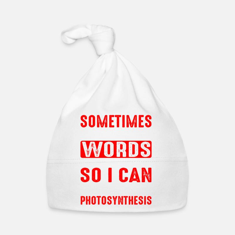 Parfois, j’utilise des mots que je ne comprends pas Bonnet bio Bébé