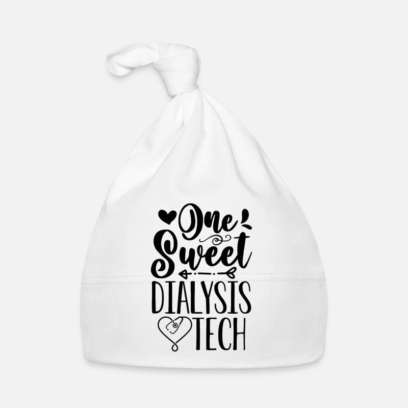 One Sweet Dialysis Technician Nurse Dialysis Tech Organic Baby Cap