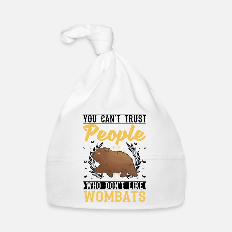 Australischer Wombat Baby Bio-Mütze