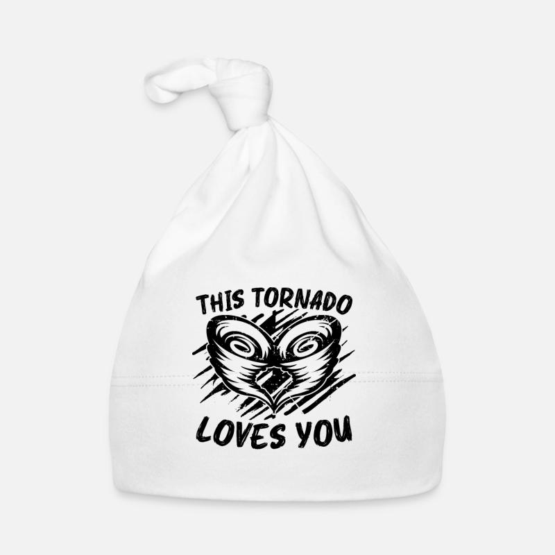 This Tornado Loves Tornadoes Storms Tornado Chaser Organic Baby Cap