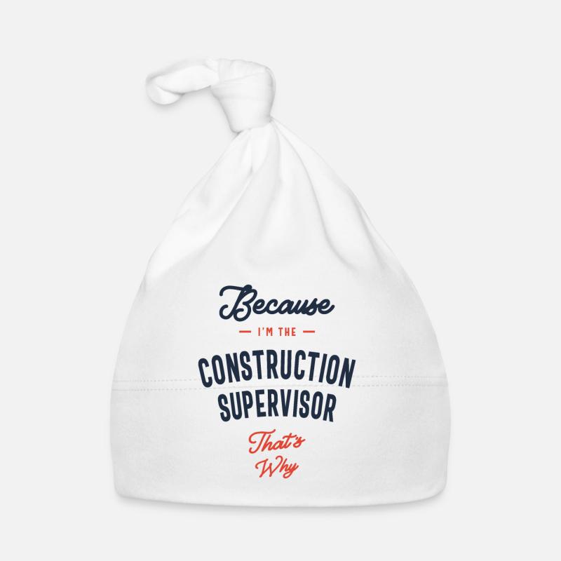Construction Supervisor Job Occupation Organic Baby Cap