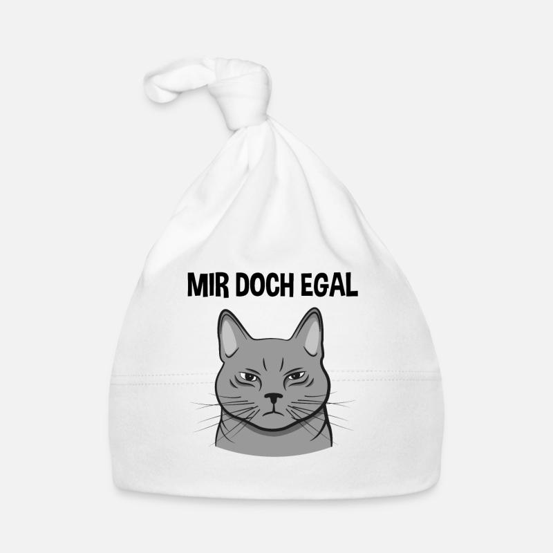 Katze Freches Kätzchen Lustiger Spruch Geschenk Baby Bio-Mütze