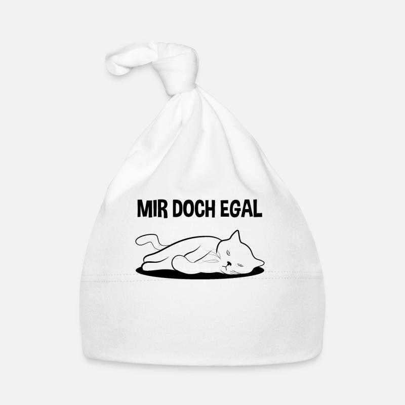 Katze Freches Kätzchen Lustiger Spruch Geschenk Baby Bio-Mütze