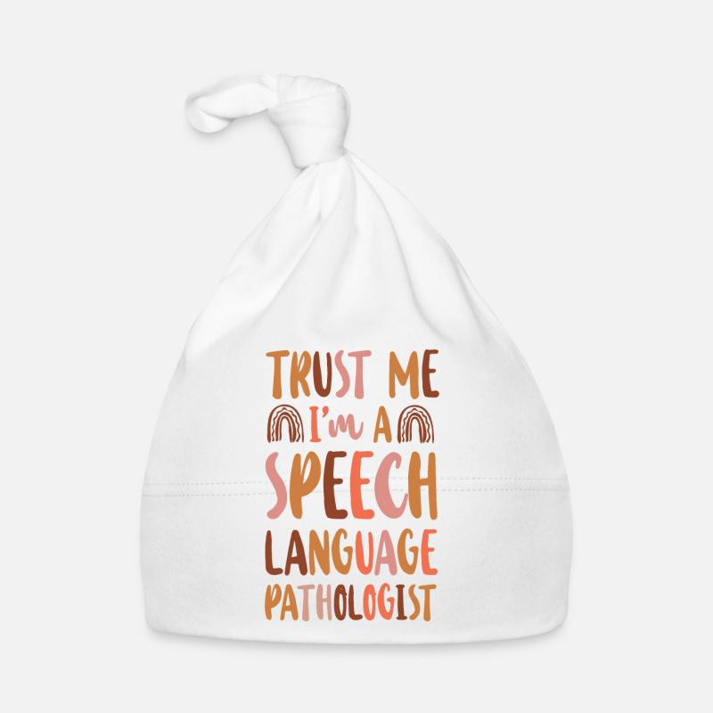 Speech Therapist Therapy Assistant Organic Baby Cap