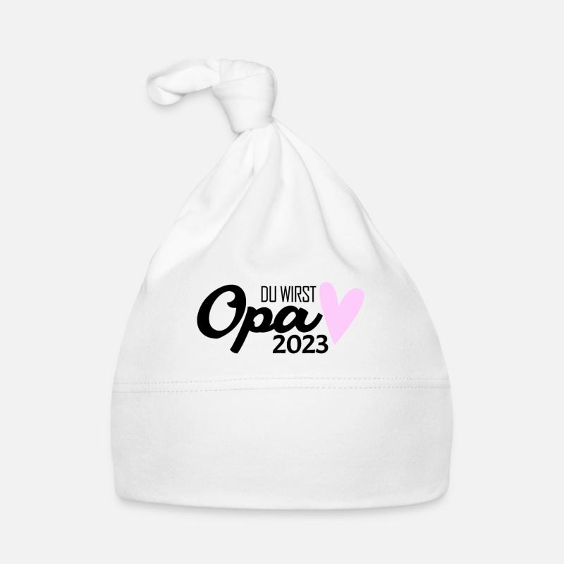 Opa 2023 - Opa werden - Bald Opa Baby Bio-Mütze