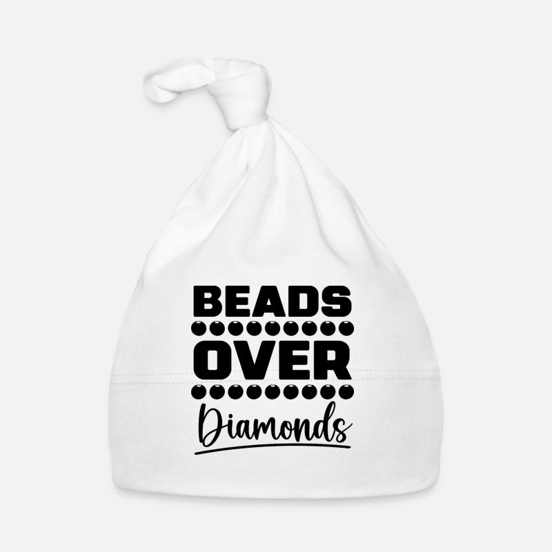 Perles sur Diamants Perles Perles Perles Bijoux Perlée Perlière Bonnet bio Bébé