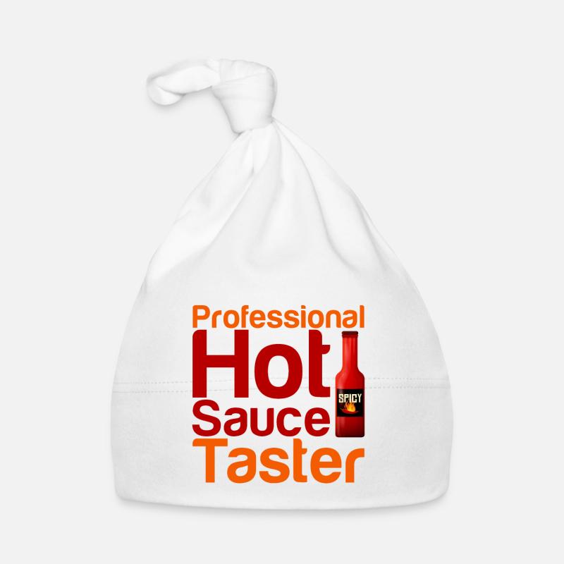 Professional Hot Sauce Button 4 Organic Baby Cap