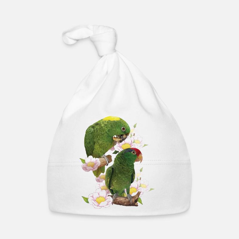 Parrots Organic Baby Cap